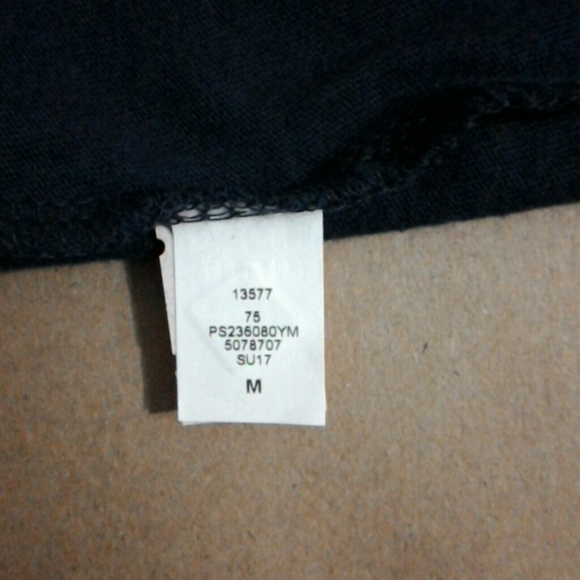 THE RAIL Slim Fit Crewneck T-Shirt Navy Size M - Picture 9 of 11